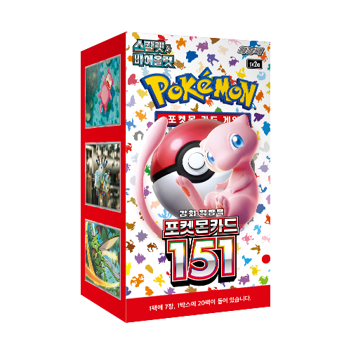 SV2A Pokemon 151 Booster Box Korean